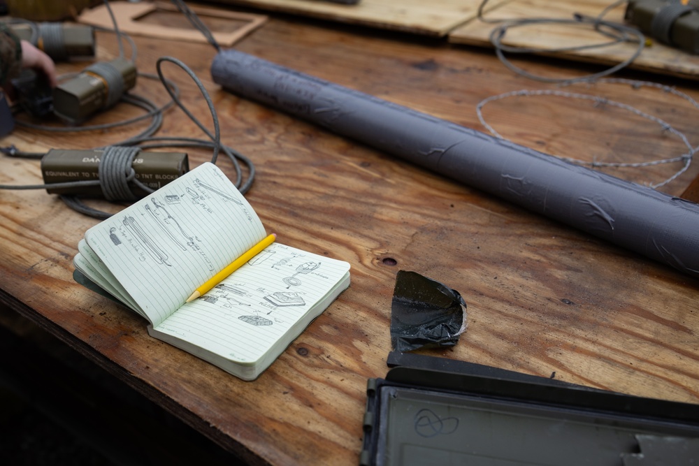 U.S. Marines deployed to the Baltic Sea hone demolition capabilities