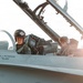 U.S. Marines conduct flight operations at Kunsan Air Base