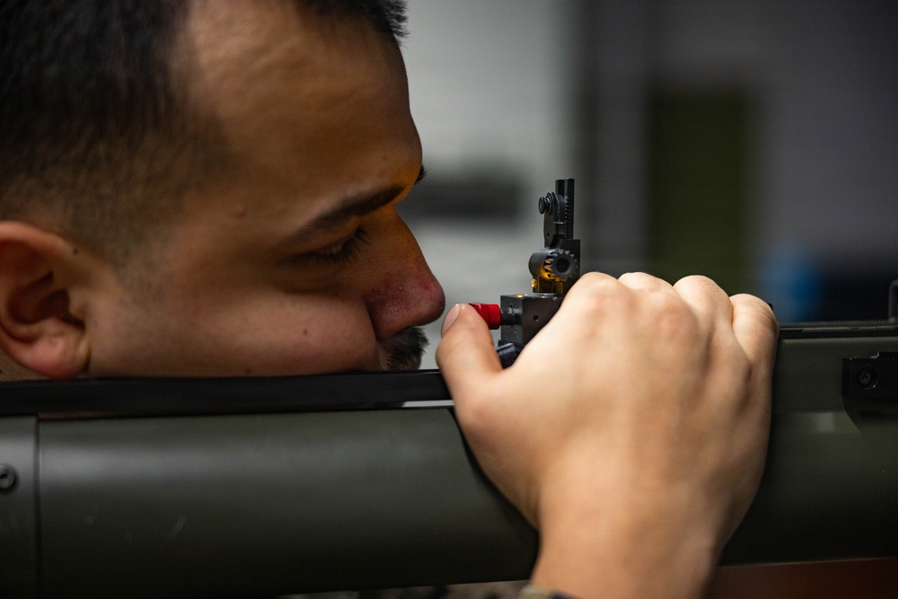 Finnish Sailors, U.S. Marines sharpen small arms weapons skills