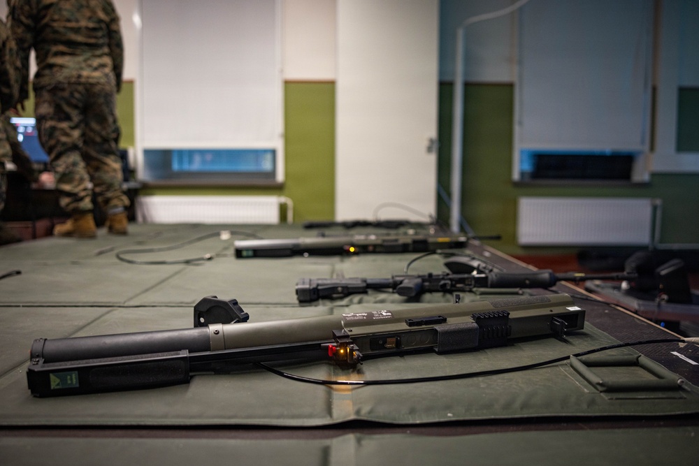 Finnish Sailors, U.S. Marines sharpen small arms weapons skills