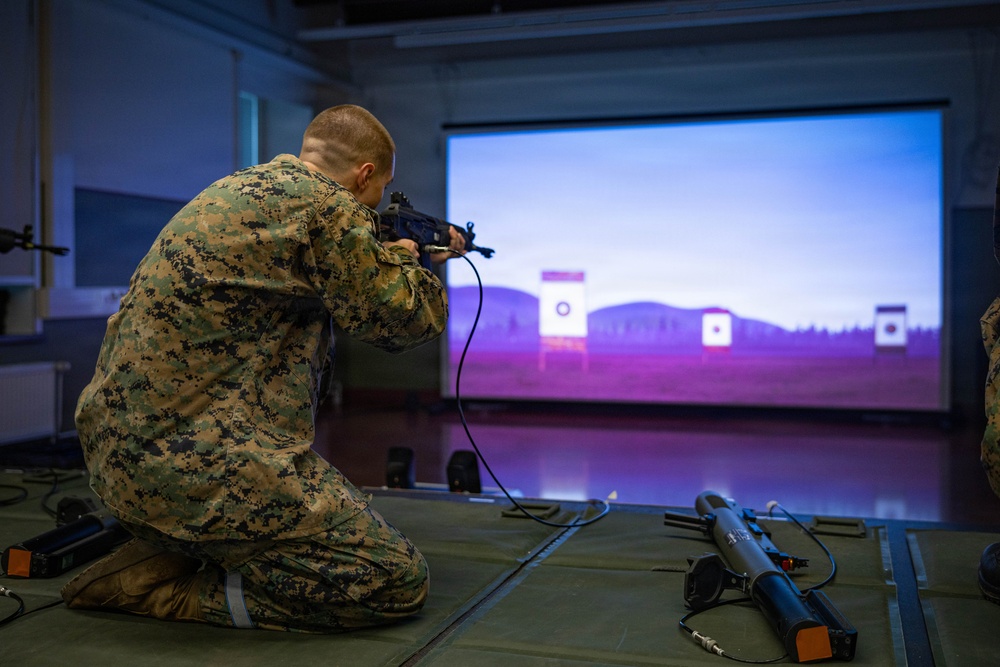 Finnish Sailors, U.S. Marines sharpen small arms weapons skills