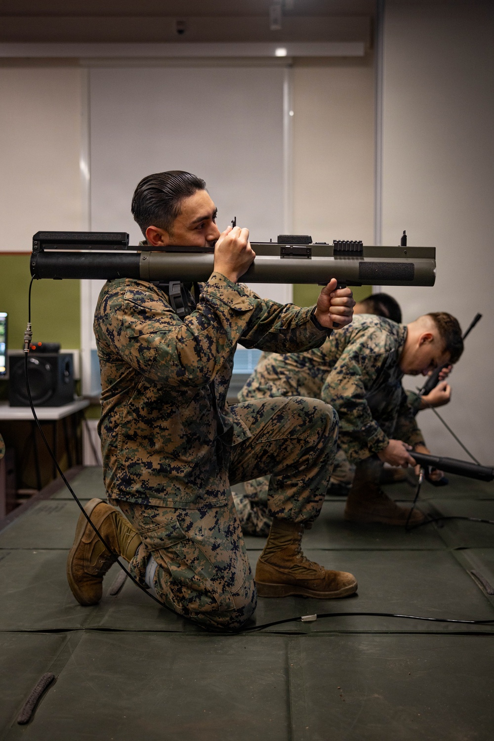 Finnish Sailors, U.S. Marines sharpen small arms weapons skills