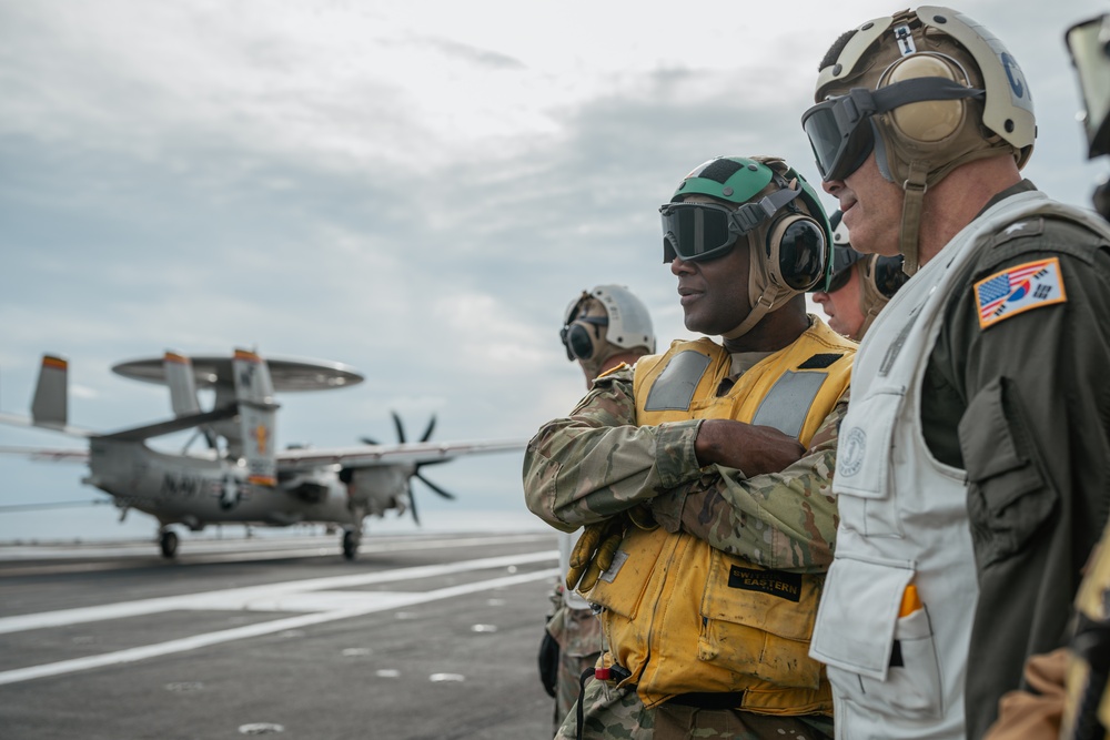 George Washington Carrier Strike Group Conducts Carrier Strike Group Exercise with ROK Navy/George Washington Hosts U.S. Forces Korea
