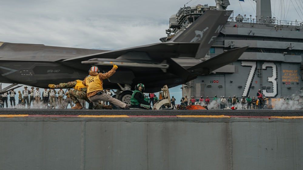 George Washington Carrier Strike Group Conducts Carrier Strike Group Exercise with ROK Navy/George Washington Hosts U.S. Forces Korea