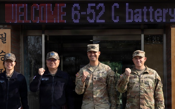 Bonds strengthened between U.S. and South Korean Air Defense Artillery units during cross training meeting.