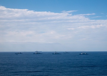 George Washington Carrier Strike Group Conducts Carrier Strike Group Exercise with ROK Navy
