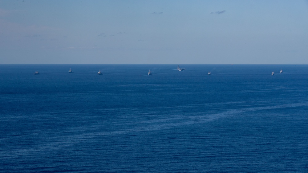 George Washington Carrier Strike Group Conducts Carrier Strike Group Exercise with ROK Navy