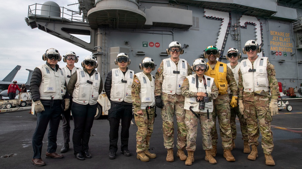 George Washington Carrier Strike Group Conducts Carrier Strike Group Exercise with ROK Navy/George Washington Hosts U.S. Forces Korea