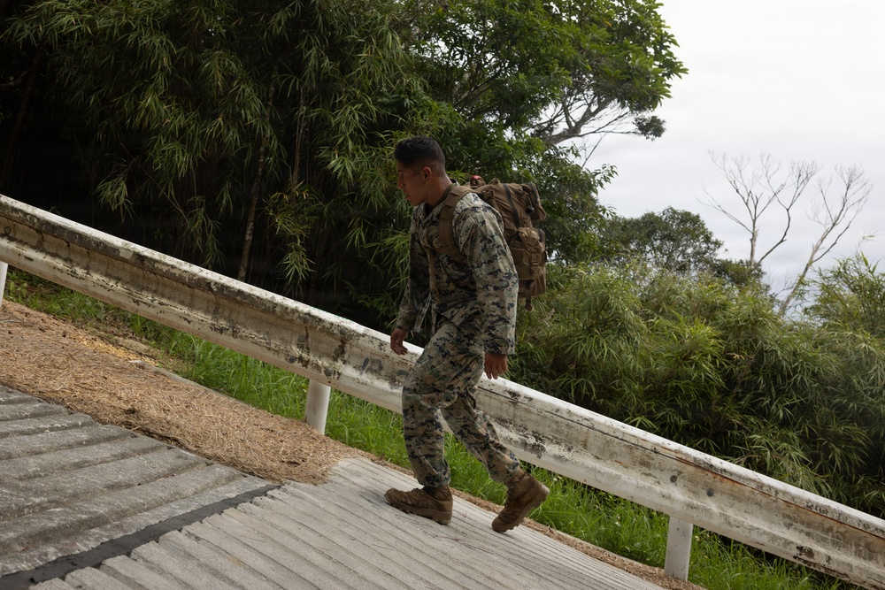 12th LCT Marines Participate in a Jungle Endurance Test at JWTC