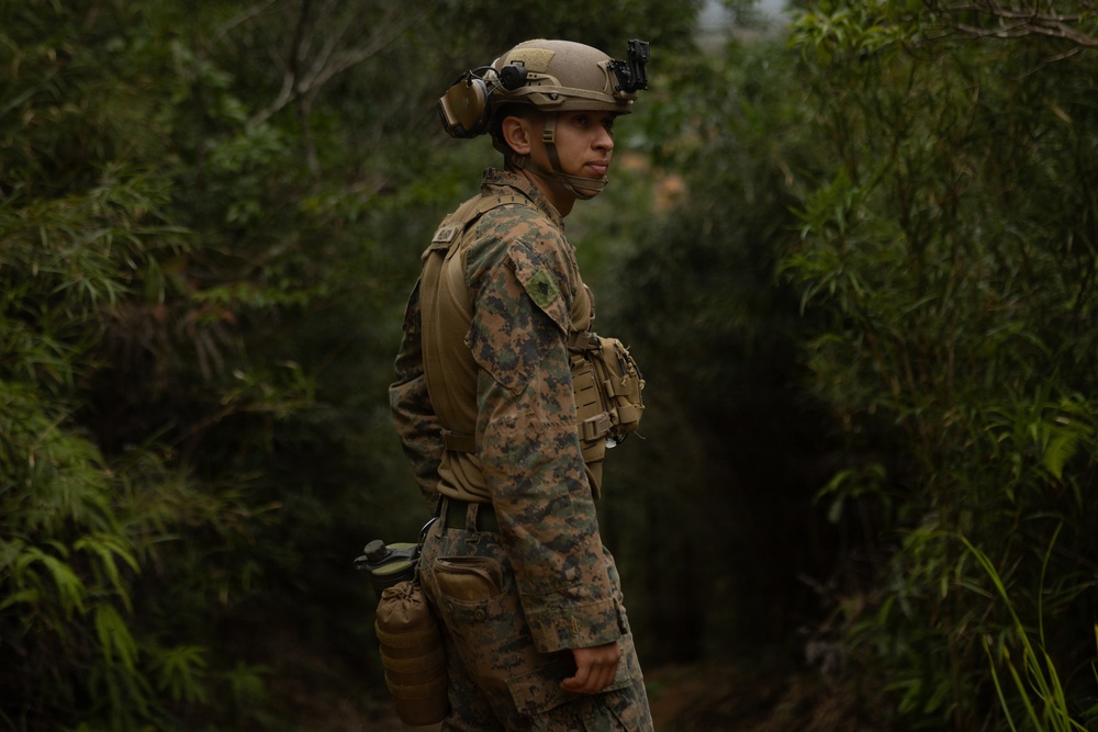 12th LCT Marines Participate in a Land Navigation Course at JWTC