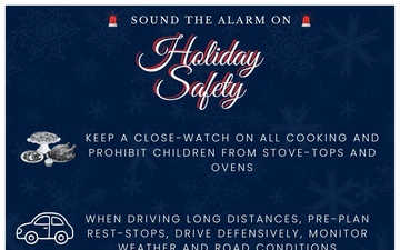 Sound the alarm on holiday safety