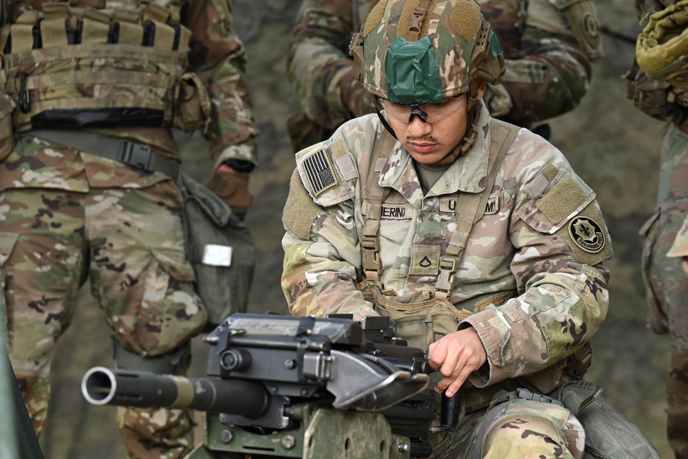 Soldiers sharpening skills for E3B at Grafenwoehr, Germany
