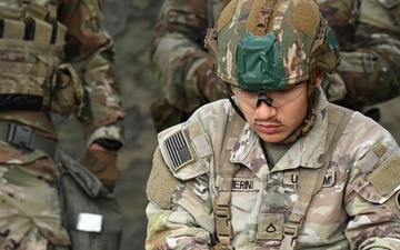 Soldiers sharpening skills for E3B at Grafenwoehr, Germany