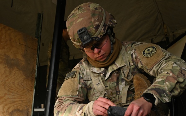Soldiers sharpening skills for E3B at Grafenwoehr, Germany
