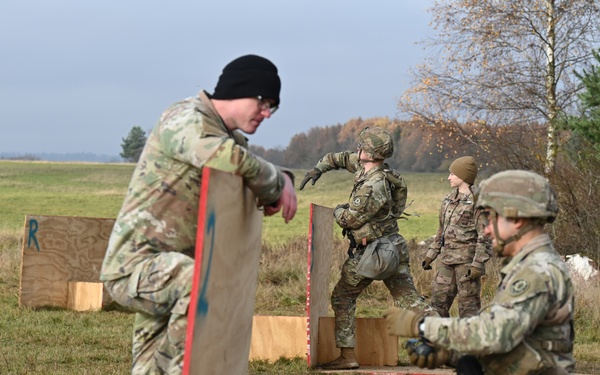 Soldiers sharpening skills for E3B at Grafenwoehr, Germany