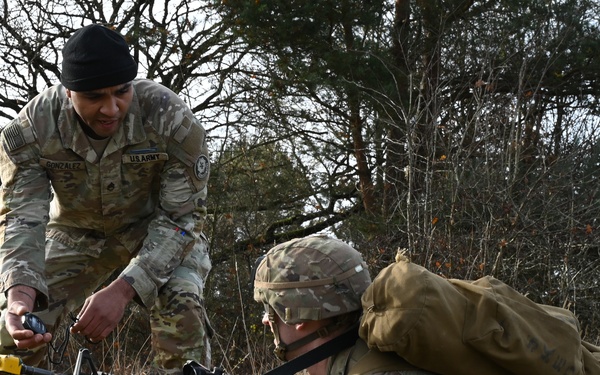 Soldiers sharpening skills for E3B at Grafenwoehr, Germany