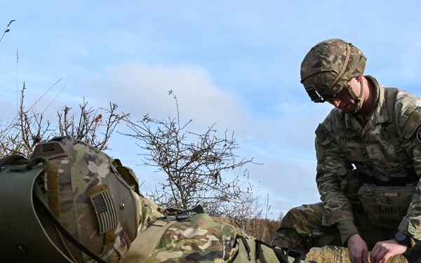 Soldiers sharpening skills for E3B at Grafenwoehr, Germany