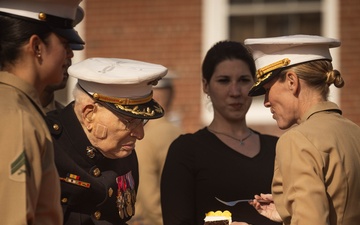 U.S. Marine CORPS 250TH Birthday Cake Cutting Ceremony at Quantico
