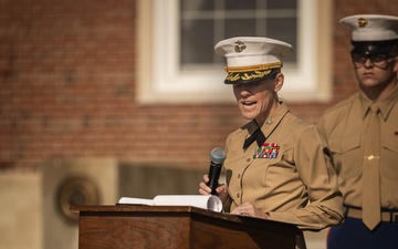U.S. Marine Corps 250TH Birthday Cake Cutting Ceremony at Quantico
