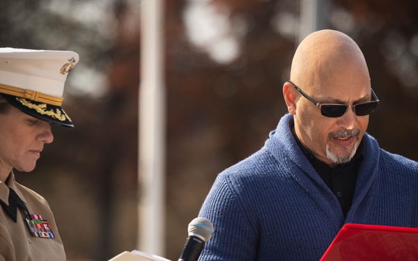 U.S. Marine CORPS 250TH Birthday Cake Cutting Ceremony at Quantico