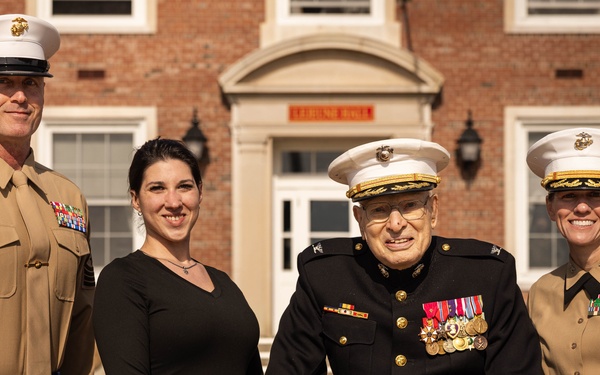U.S. Marine CORPS 250TH Birthday Cake Cutting Ceremony at Quantico