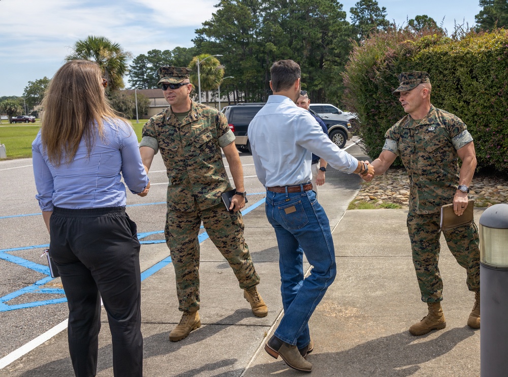 Congressional staffers visit MCAS Beaufort