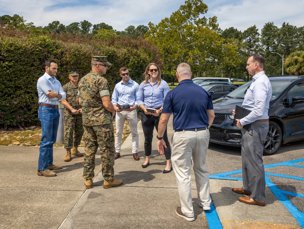 Congressional staffers visit MCAS Beaufort