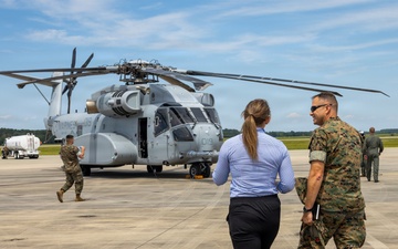 Congressional staffers visit MCAS Beaufort