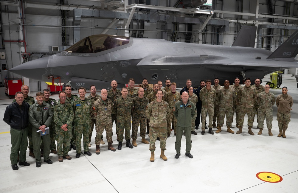 USAF hosts European Air Group members advancing the F-35A Lightning II program