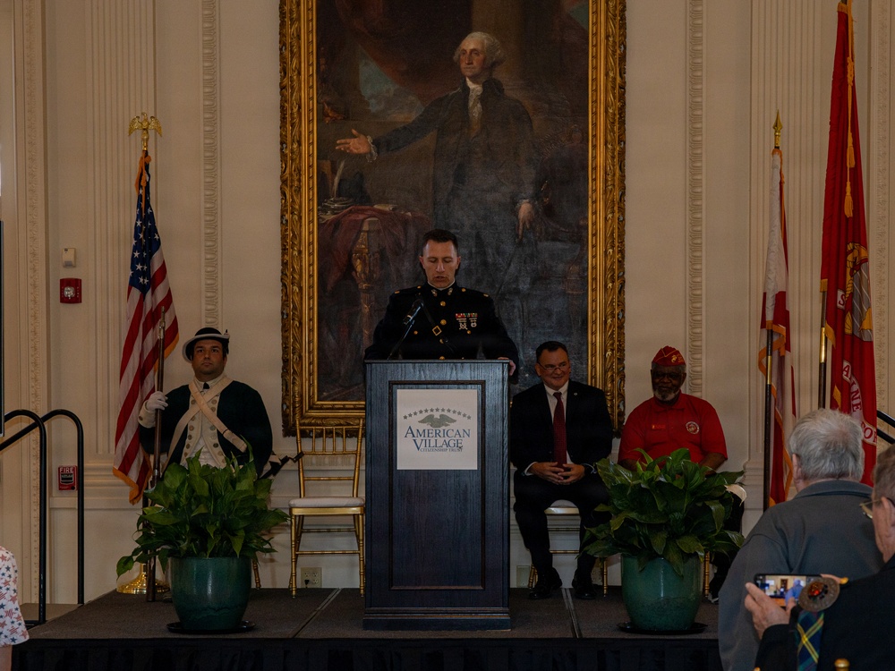American Village Marine Corps 250th Birthday Ceremony