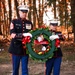 U.S. Marines conduct wreath laying ceremony honoring the seventh Sergeant Major of the Marine Corps