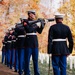 U.S. Marines conduct wreath laying ceremony honoring the seventh Sergeant Major of the Marine Corps