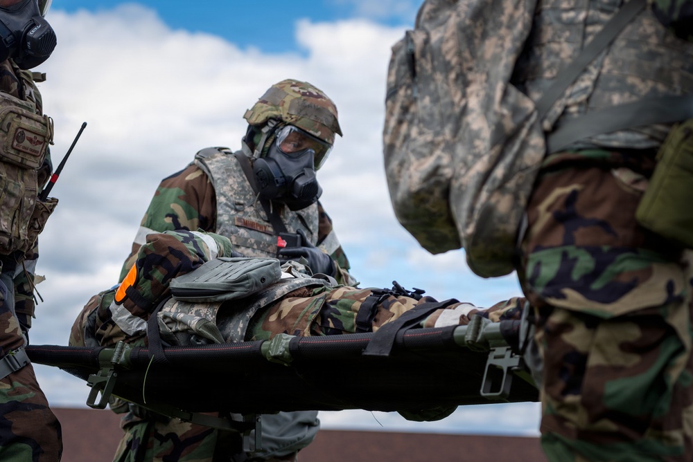 182nd Airlift Wing exercises wartime readiness skills at Combat Readiness Inspection (CRI) Sept. 6, 2025