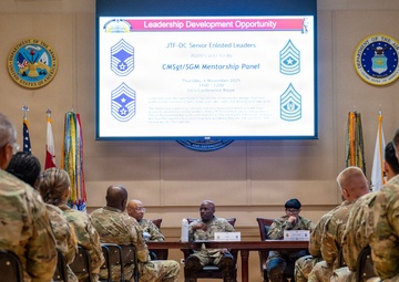 CMSGT/SGM Mentorship Panel conducted at the DC Armory