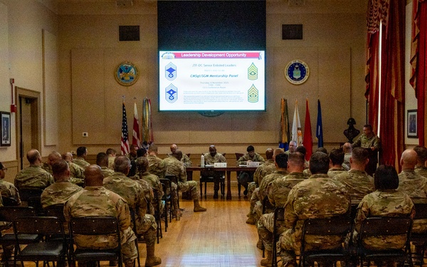 CMSGT/SGM Mentorship Panel conducted at the DC Armory