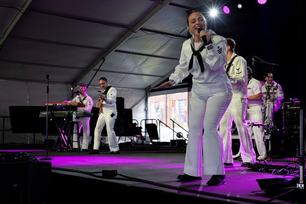 Navy Band Northeast Performs at The Big E during Connecticut River Valley Navy Week