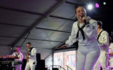 Navy Band Northeast Performs at The Big E during Connecticut River Valley Navy Week