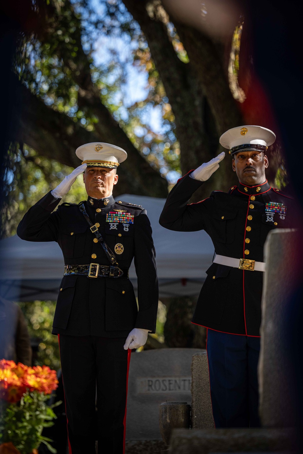 Marines Honor Former Commandant with Wreath Laying