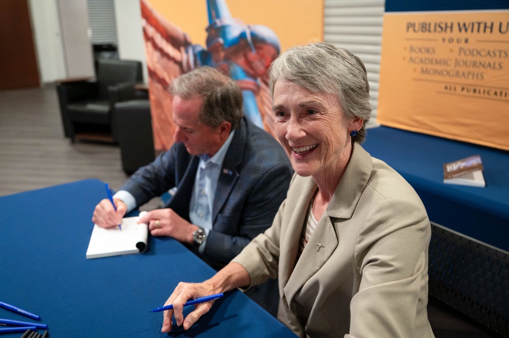 Former CSAF and SECAF visit Maxwell to share four decades of lessons learned