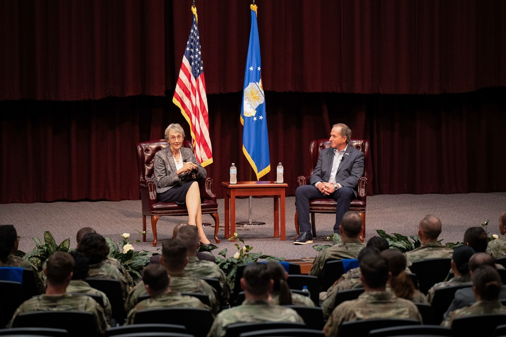 Former CSAF and SECAF visit Maxwell to share four decades of lessons learned