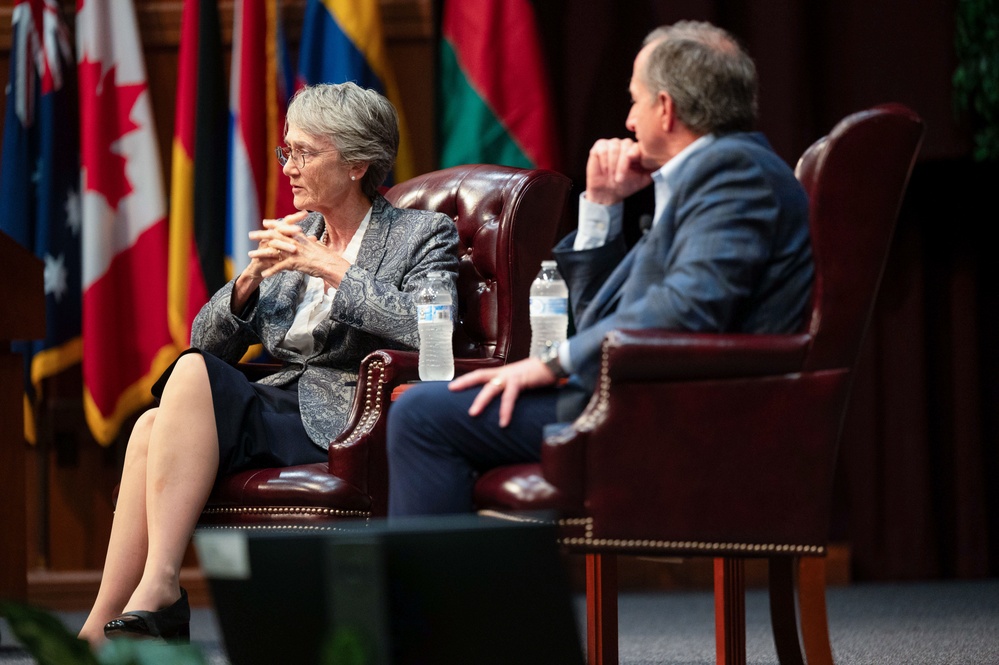 Former CSAF and SECAF visit Maxwell to share four decades of lessons learned