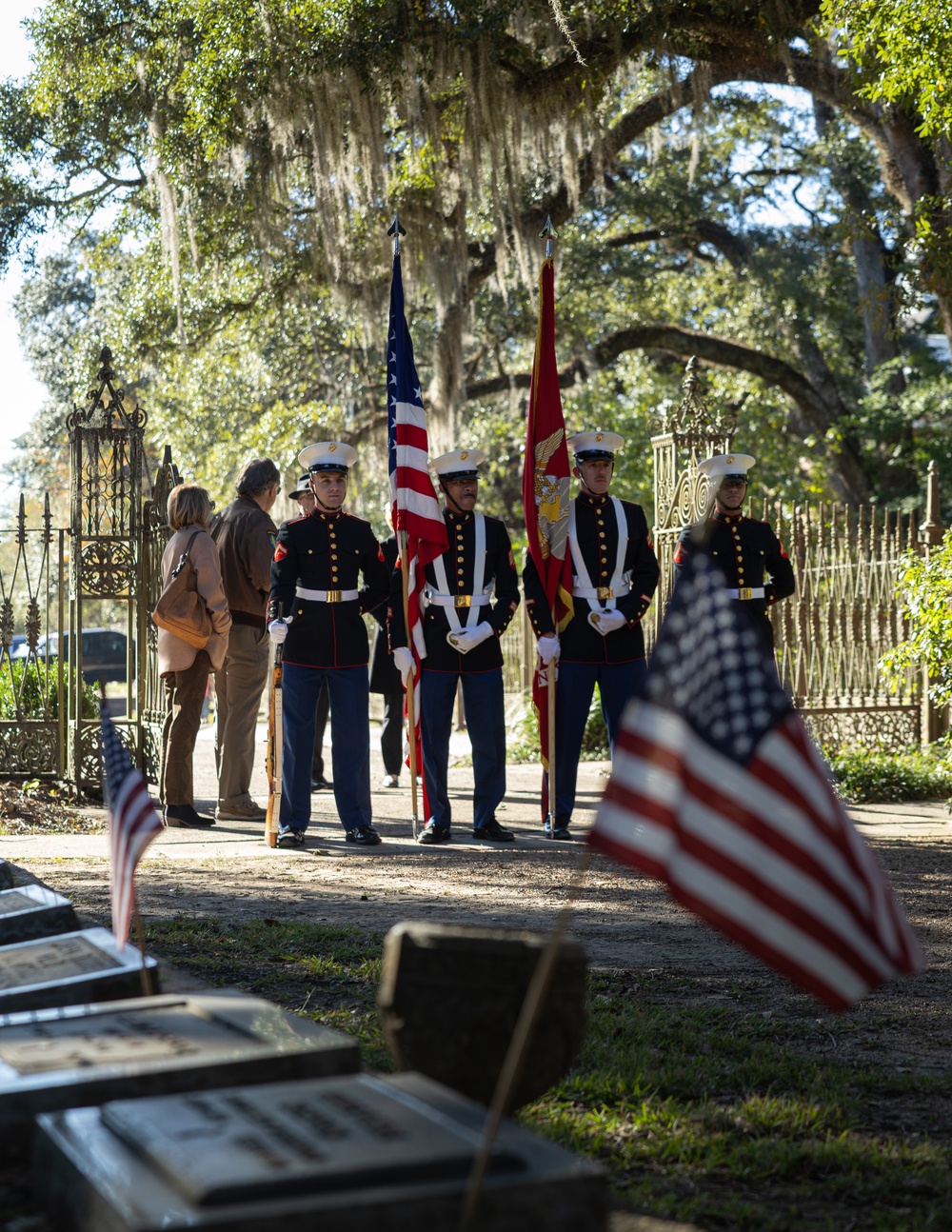 Marines Honor Former Commandant with Wreath Laying