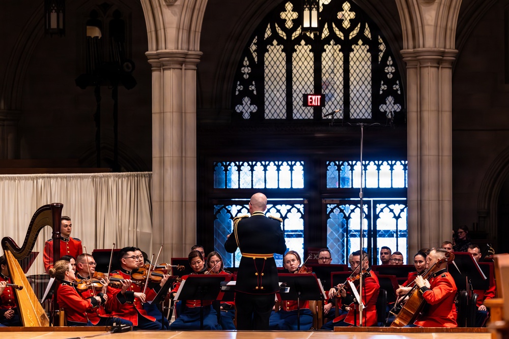 The Commandant, Gen. Eric M. Smith attends the Annual Marine Corps Worship Service