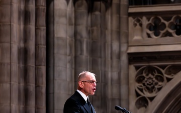 The Commandant, Gen. Eric M. Smith attends the Annual Marine Corps Worship Service