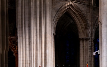 The Commandant, Gen. Eric M. Smith attends the Annual Marine Corps Worship Service