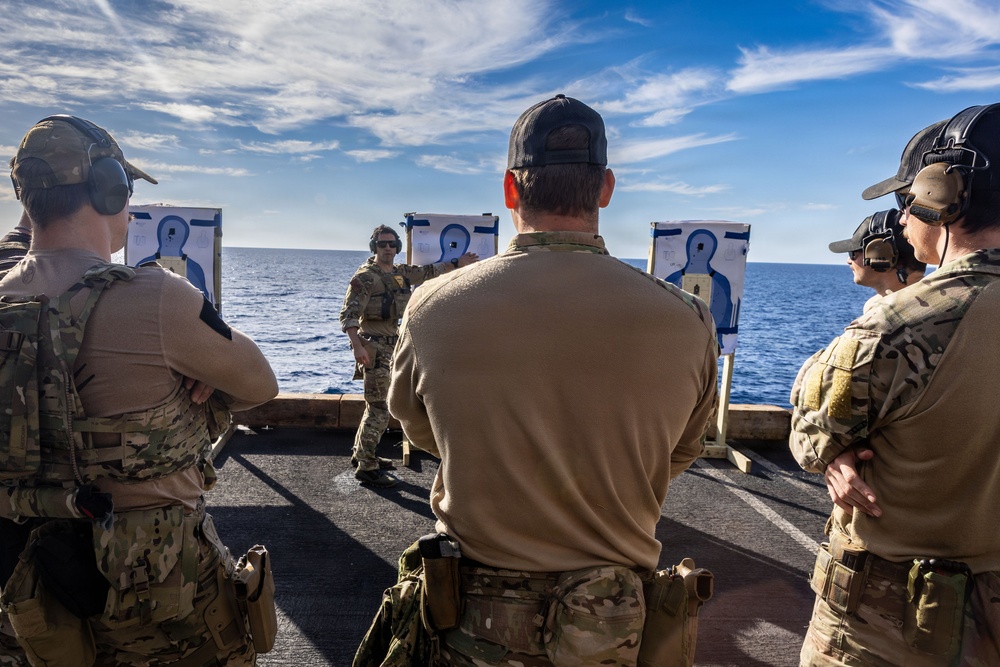 Carrier Strike Group 12 Small Arms Shoot
