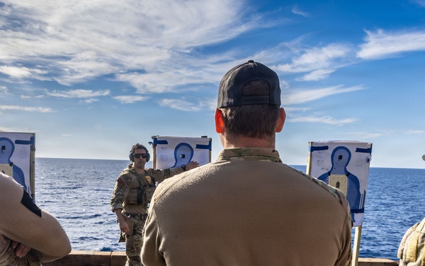 Carrier Strike Group 12 Small Arms Shoot