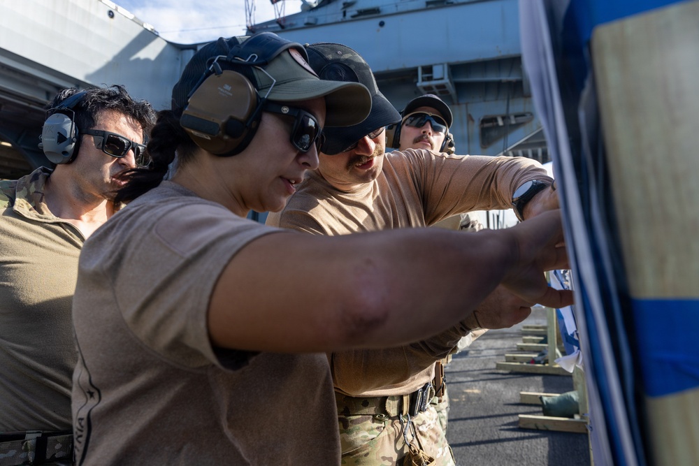 Carrier Strike Group 12 Small Arms Shoot