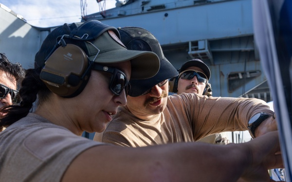 Carrier Strike Group 12 Small Arms Shoot