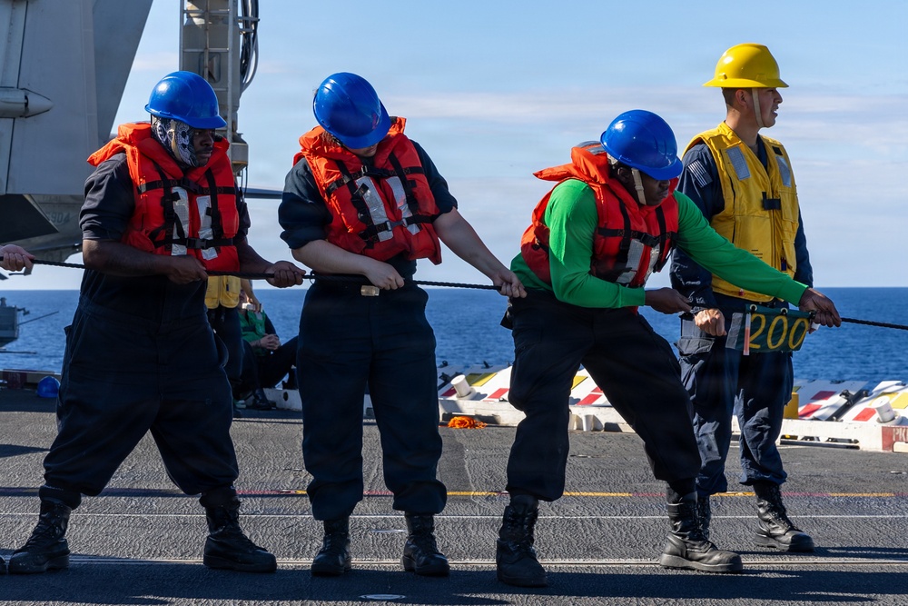 USS Gerald R. Ford (CVN 78) Replenishment-at-Sea